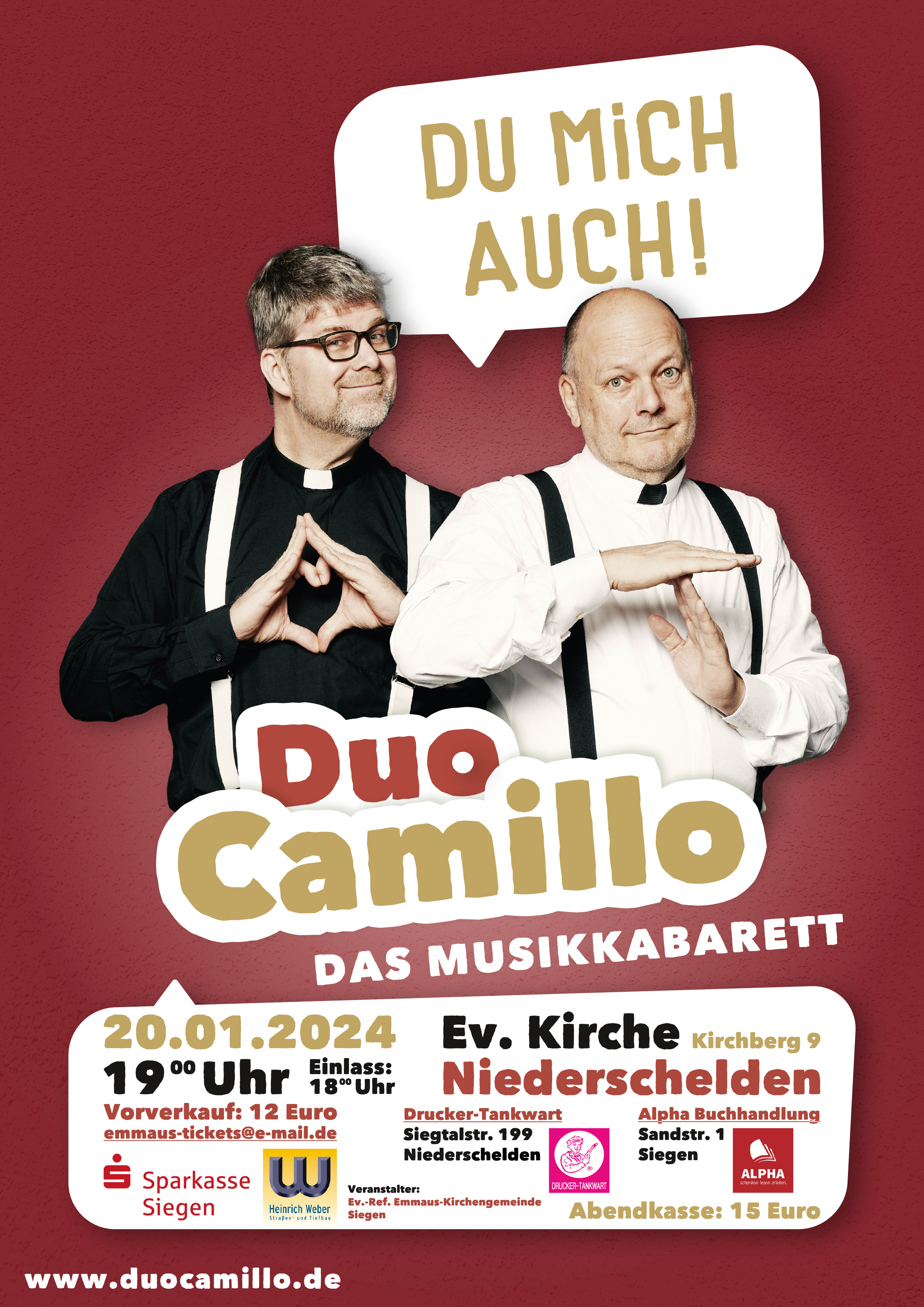 Duo Camillo Plakat