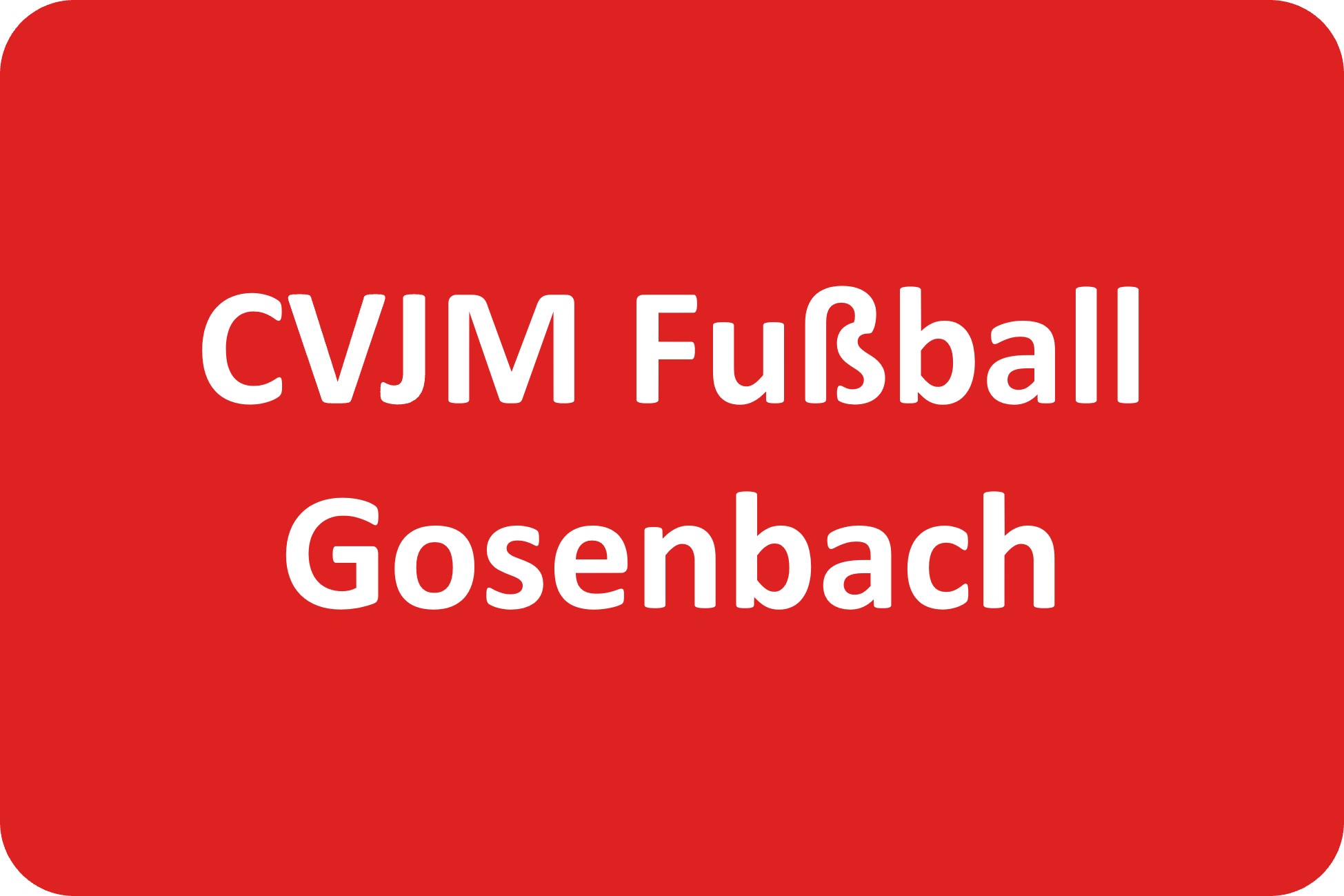 Fußball CVJM Gosenbach