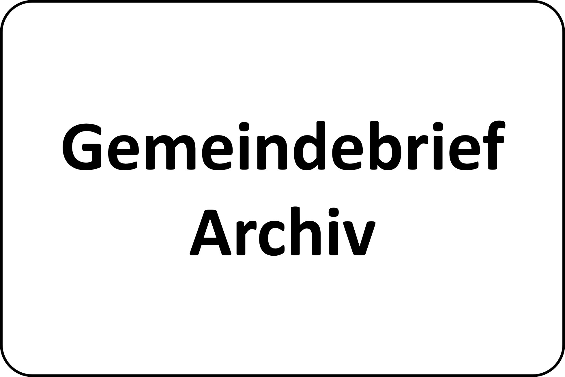 Archiv Gemeindebrief