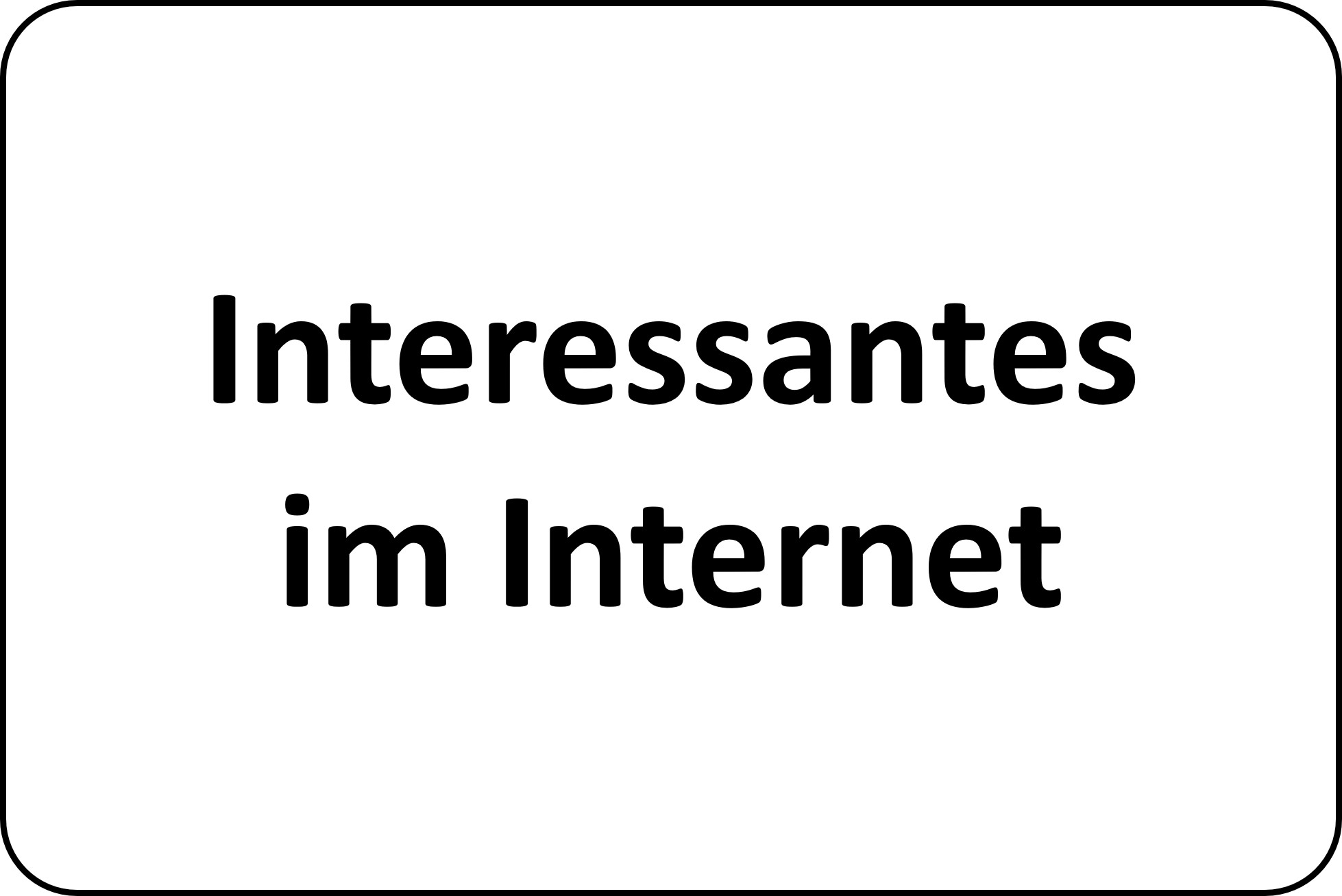 Interssantes im Internet