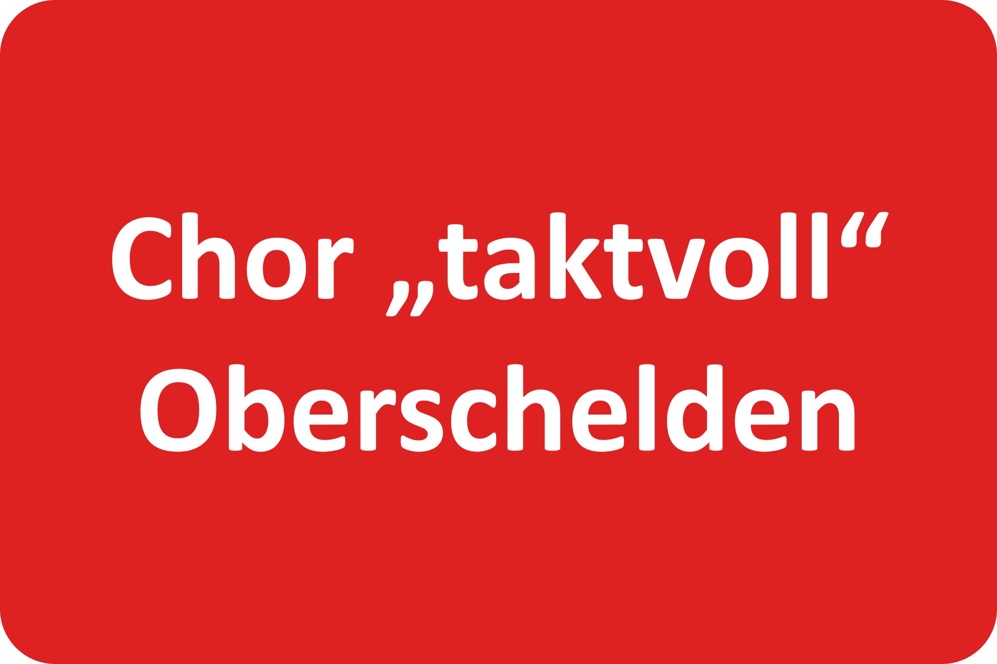 Chor taktvoll CVJM Oberschelden