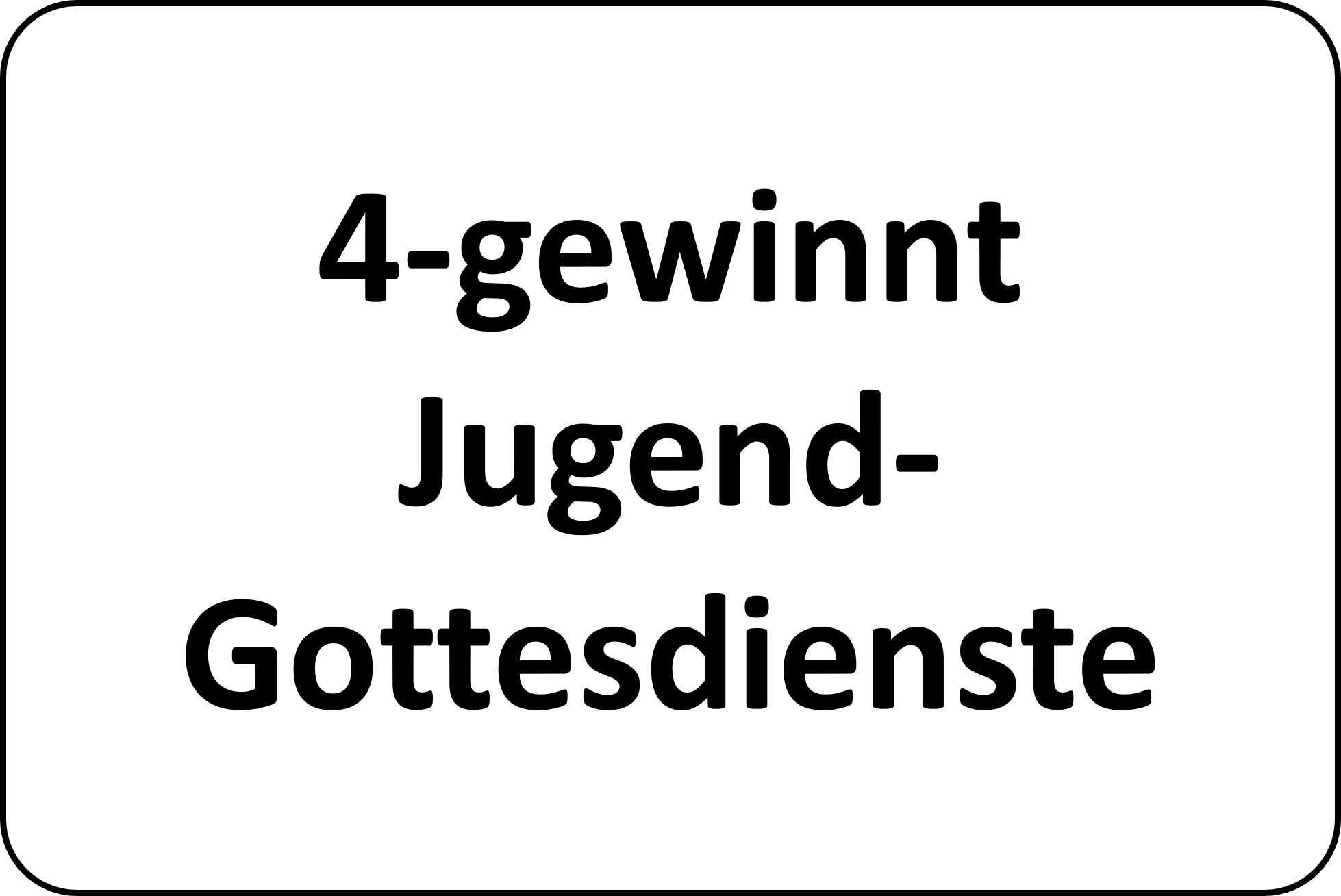 4-gewinnt Jugend-Gottesdienste
