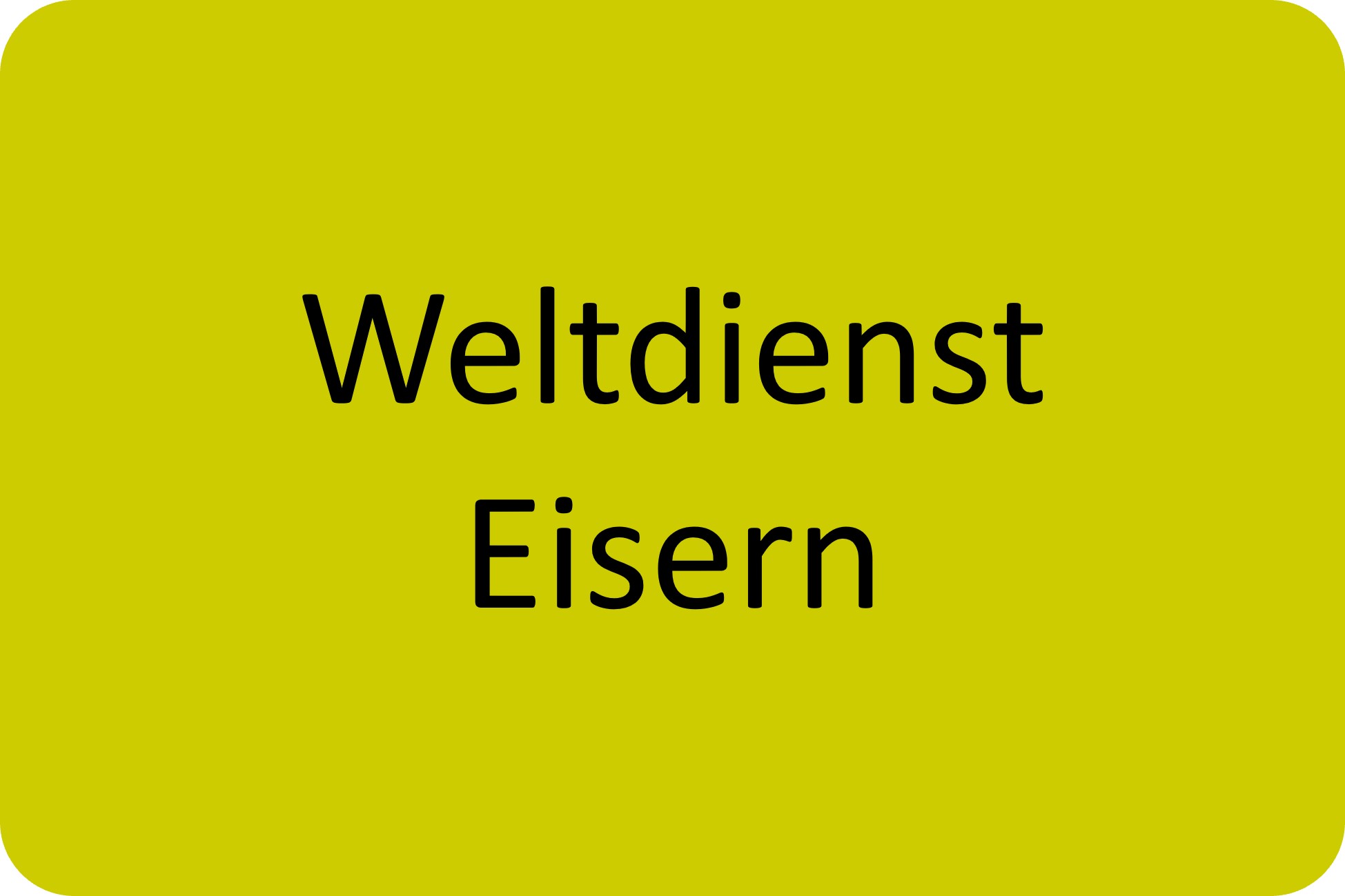 Weltdienst Eisern
