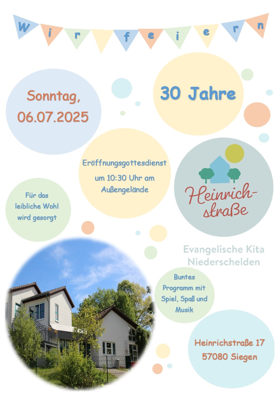 Info Flyer Kita Heinrichstraße