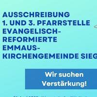 Stellenausschreibung erste Pfarrstelle