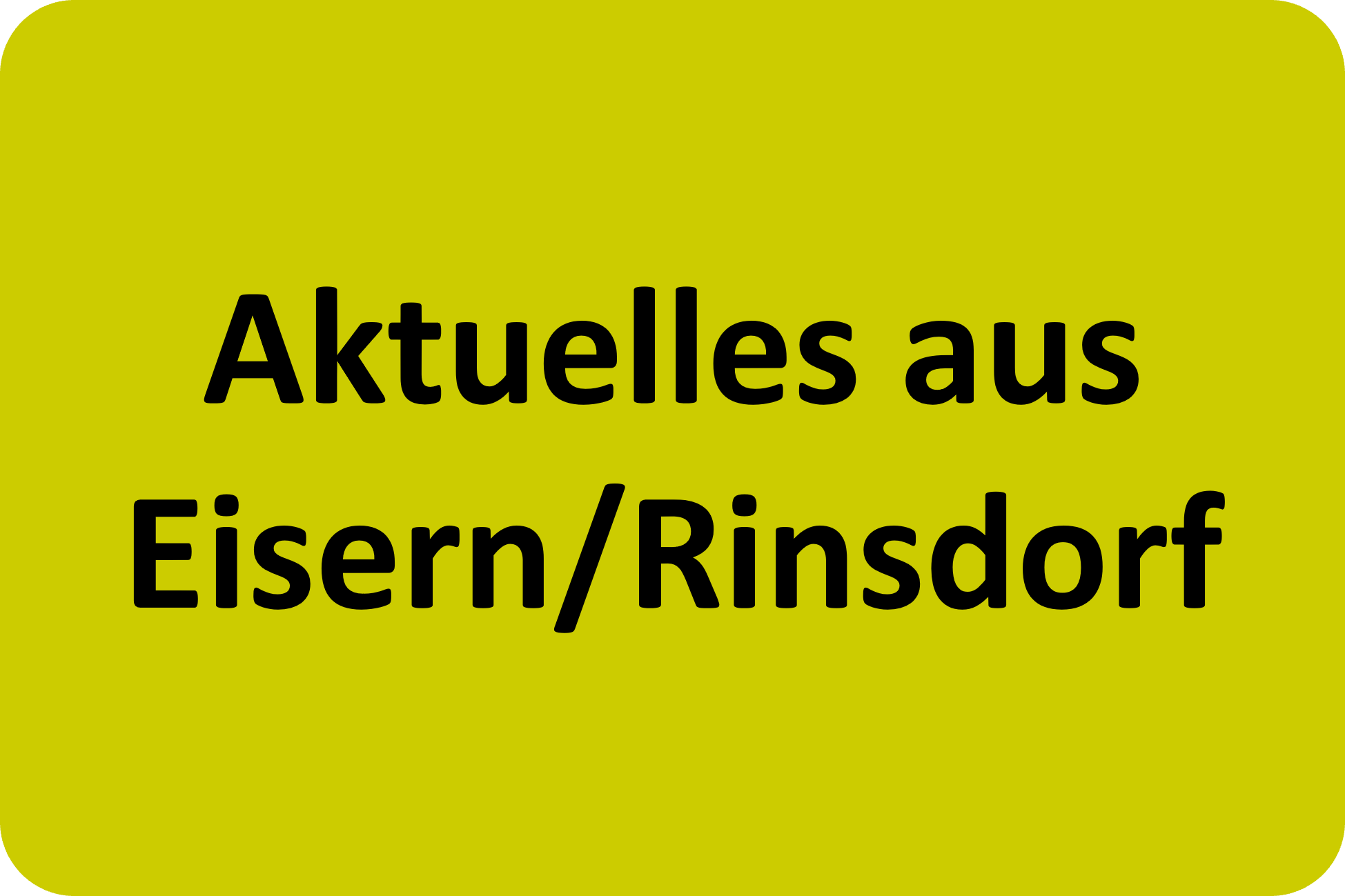 Aktuelles aus Eisern und Rinsdorf