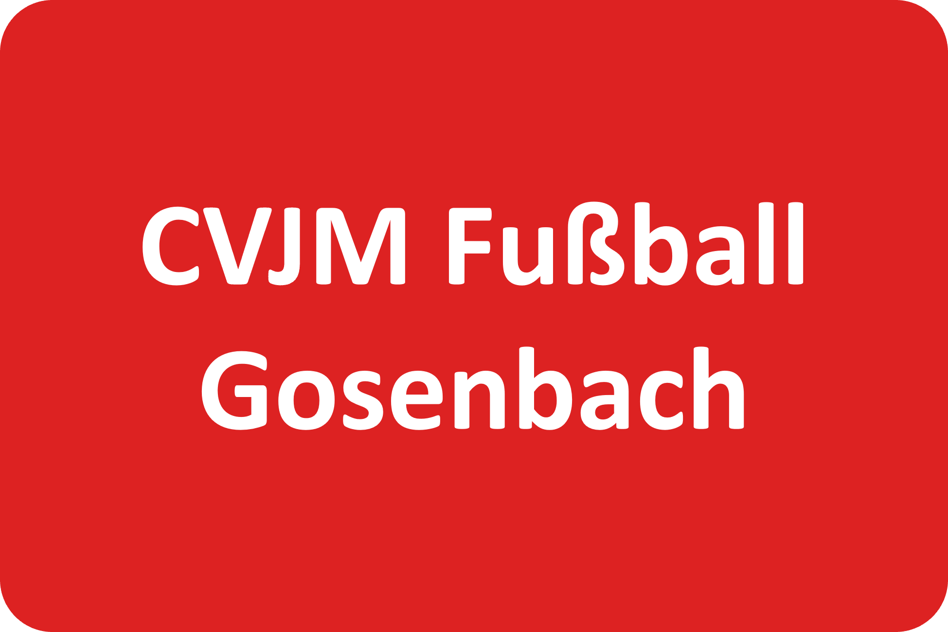 Fußball CVJM Gosenbach