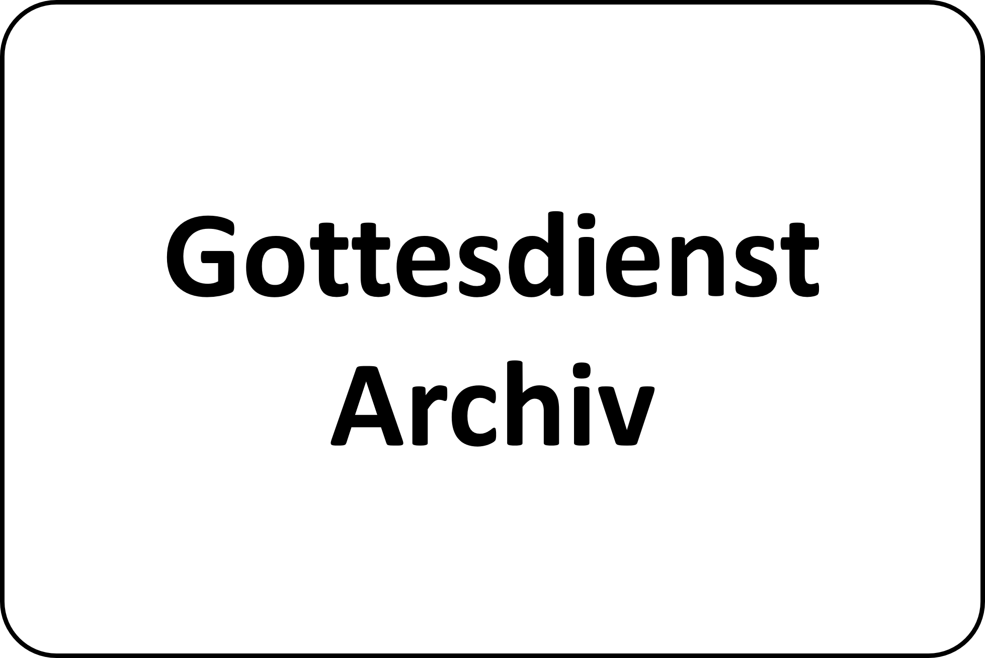 Gottesdienst Archiv