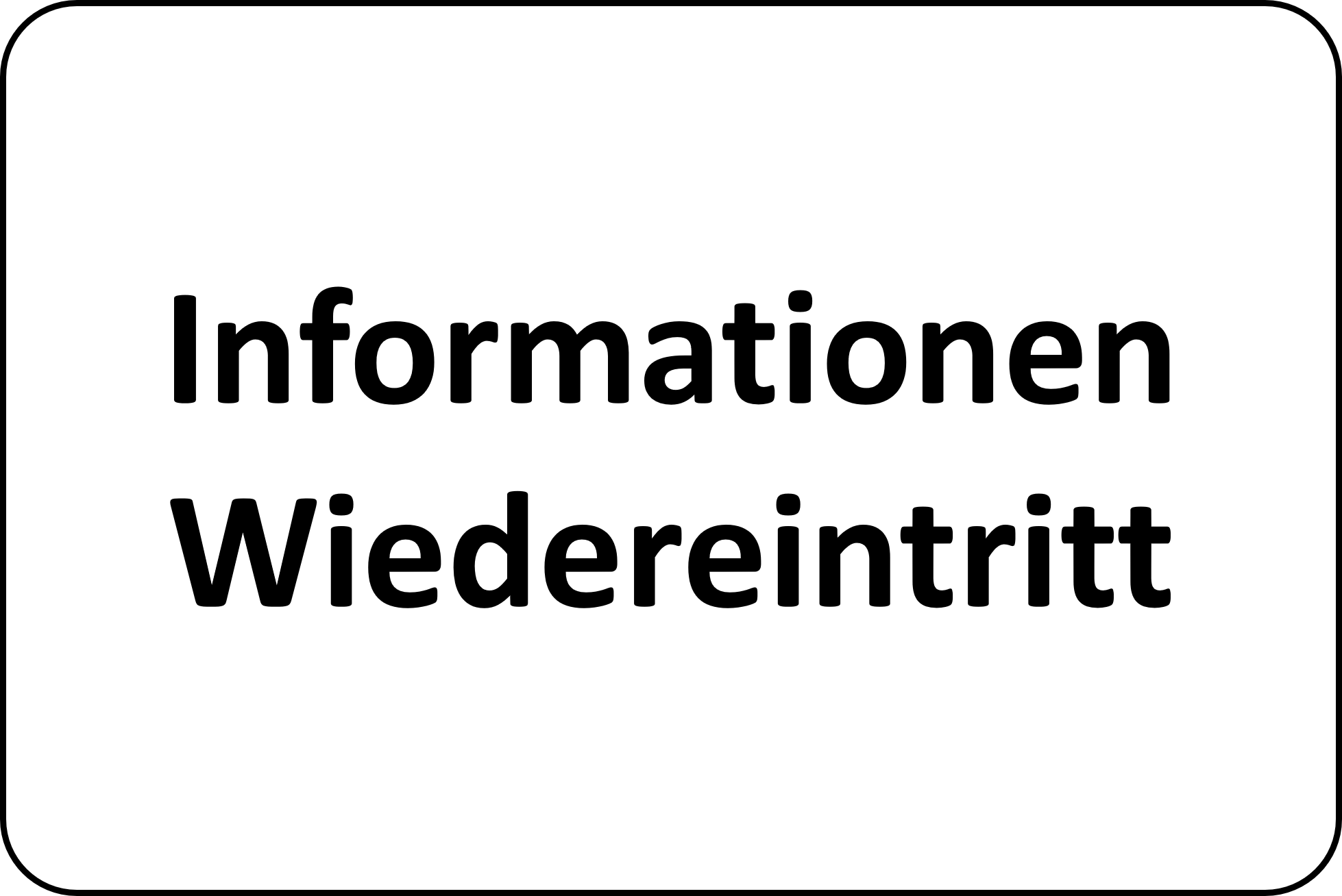 Informationen zum Wiedereintritt