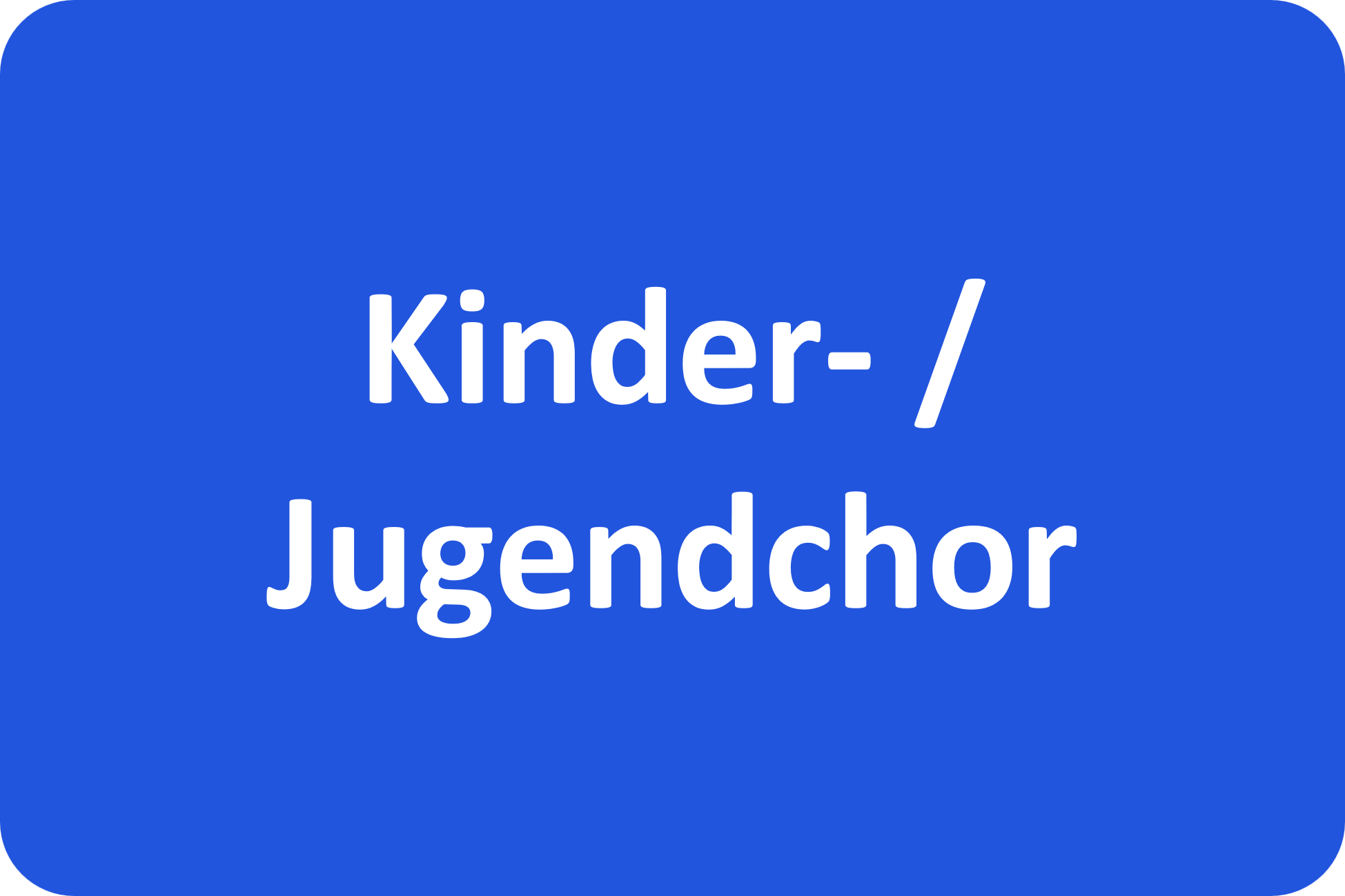 Kinderchor Eiserfeld