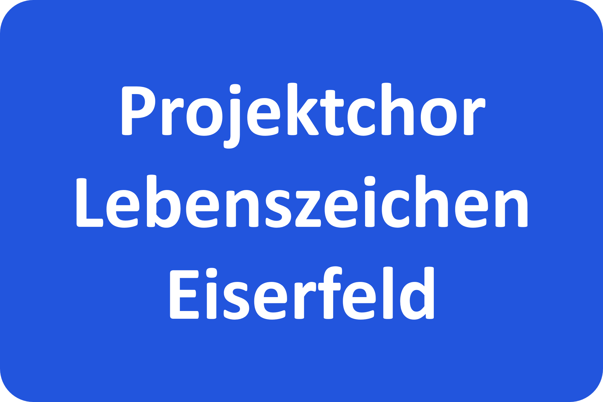 Projektchor Eiserfeld