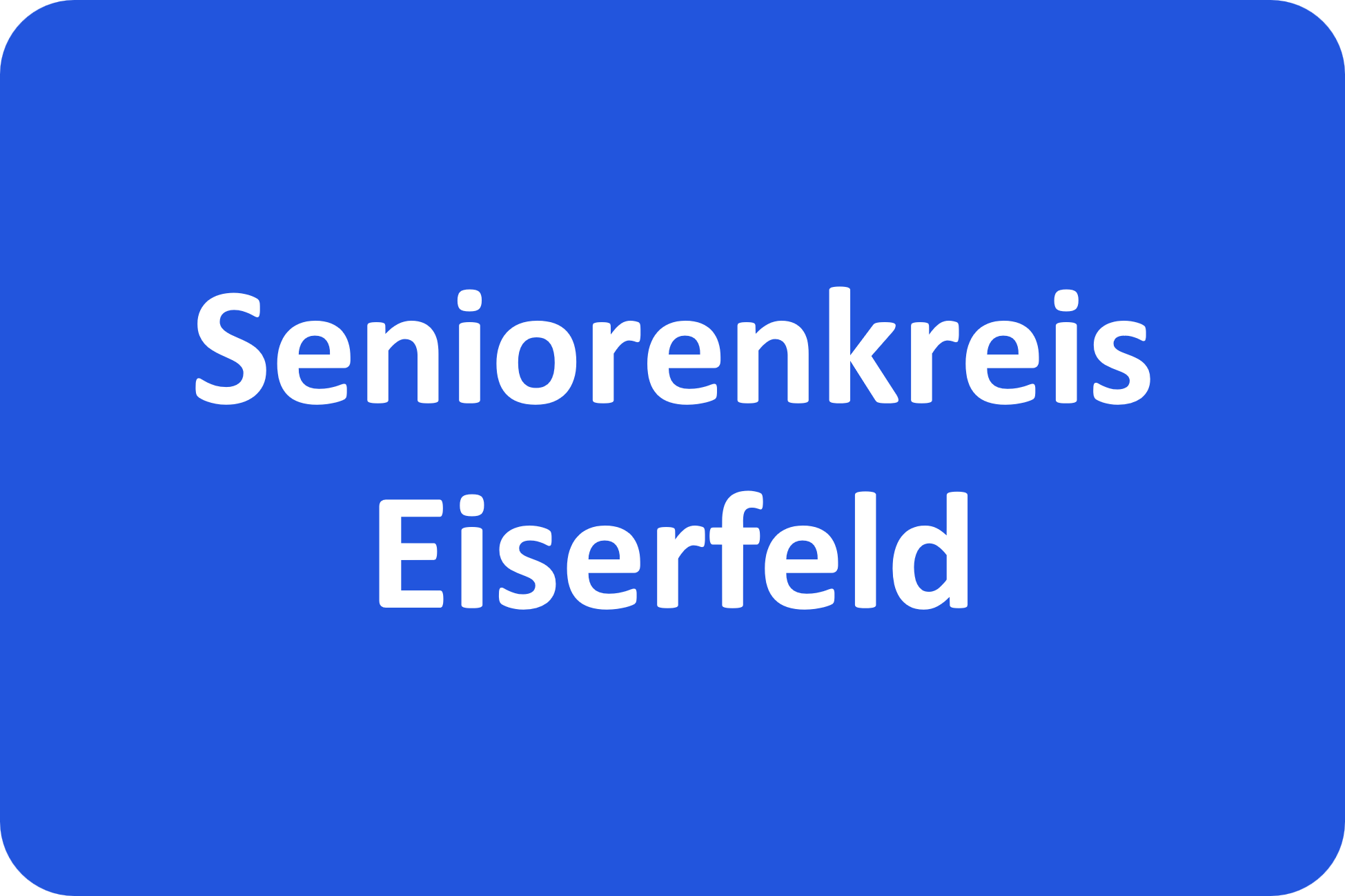 Seniorenkreis Eiserfeld