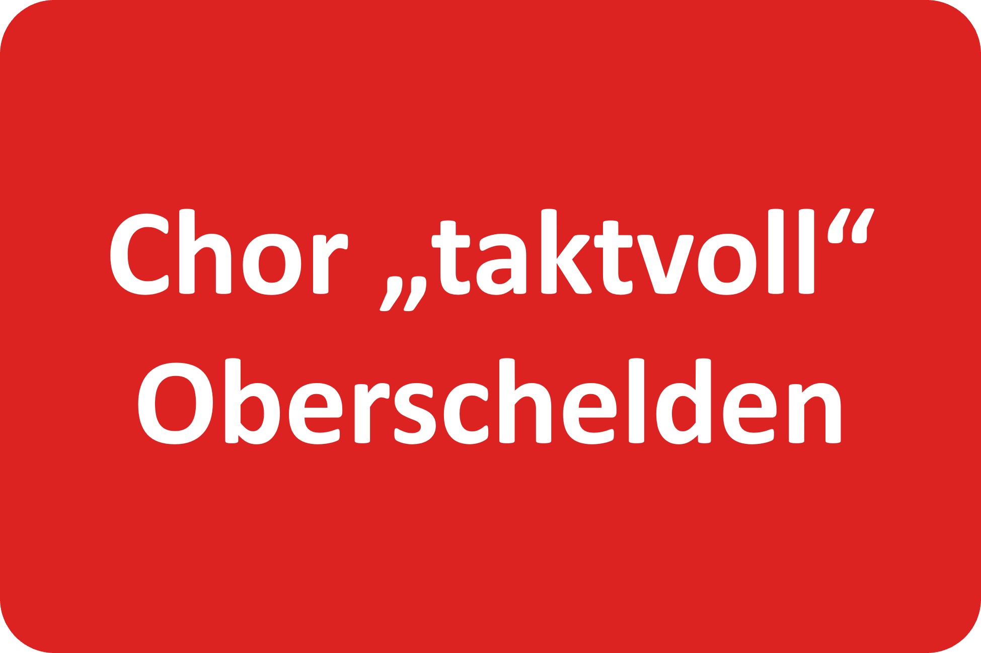 Chor taktvoll CVJM Oberschelden